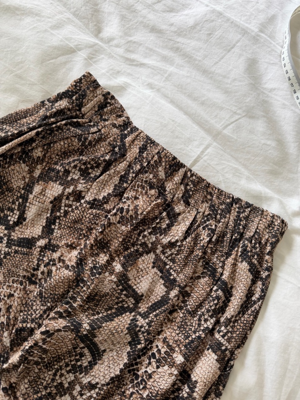 Figue Wide Leg Snake Print Pants - Brown & Black XS never worn - Picture 5 of 6